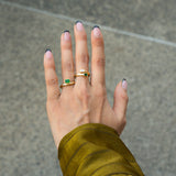 Emerald Solitaire Ring