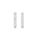Heart Link Diamond Earrings