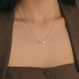 Marquise Diamond Leher Pendant