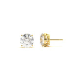 Custom Round 9-Carat Solitaire Studs