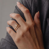 Oval Diamond Band