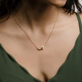 Pave Diamond Leher Pendant