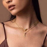 Pear Crossover Pendant