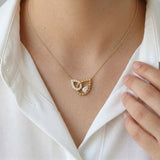 Pear Diamond Aura Pendant