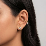 Pear Diamond Earcuff
