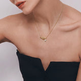Pear Diamond Knot Pendant