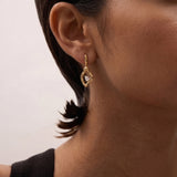 Pear Grace Diamond Earring