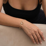 Pear Solitaire Diamond Bracelet