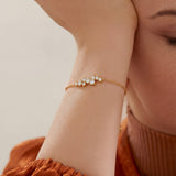 Round Cluster Diamond Bracelet