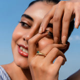 Statement Emerald Ring