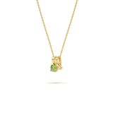 August Birthstone Diamond Pendant