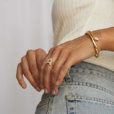 Initial Diamond Ring