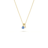 December Birthstone Diamond Pendant
