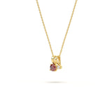 January Birthstone Diamond Pendant
