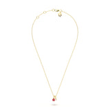 July Birthstone Diamond Pendant