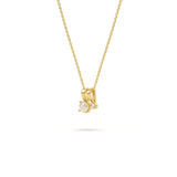 June Birthstone Diamond Pendant