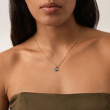March Birthstone Diamond Pendant