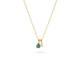 May Birthstone Diamond Pendant