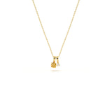November Birthstone Diamond Pendant