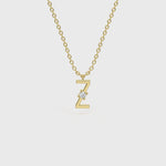 Z Diamond Initial Pendant