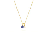 September Birthstone Diamond Pendant